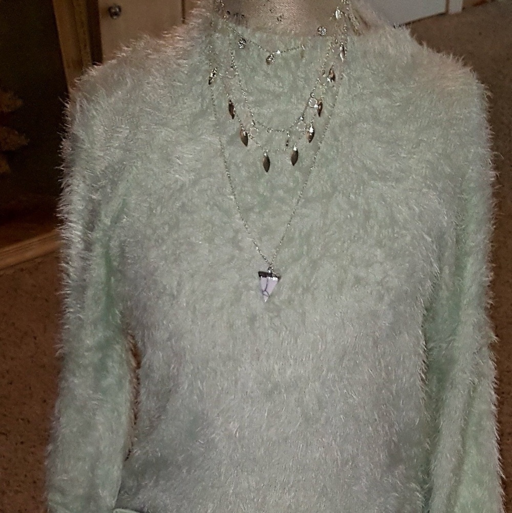 FAUX Fur  Fuzzy Sweater